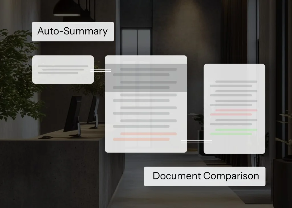 Resumo automático e comparação de documentos no Apilex